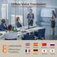thumbnail image 5 of Auriculares con traductor de idiomas con pantalla LCD de IA, TWS 3 en 1, 144 idiomas y acentos, auriculares bidireccionales en tiempo real, 8 idiomas sin conexión, ideales para viajes y, 5 of 6