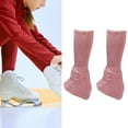 thumbnail image 6 of GARENDE Figure Skating Leg Warmers Decoration with Rhinestone for Dance Workout Pink, 6 of 9