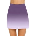 thumbnail image 3 of JBXKXYW Skirt Shorts for Women Womens Casual Solid Tennis Skirt Yoga Sport Active Skirt Shorts Skirt Women's Skirts Women's Skort Skorts for Women With Pockets (Purple3,S), 3 of 6