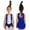 Royal Blue, variant on Aislor Kids Girls Ringmaster Circus Halloween Cosplay Party Costume Dance Leotard with Mini Top Hat Set Age 6-16 Black 8