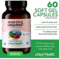 thumbnail image 3 of Maxi Health CoQ10 Ubiquinol 100mg – Dietary Supplement for Cardiovascular & Cellular Energy – 60 Softgels, 3 of 7