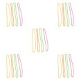 thumbnail image 1 of Jumpingount 4 piezas collar de disfraces estilo bohemio pulseras de cuentas colorido aro cadena de mano tobillera joyería fiesta collar de boda Type2 NO2, 1 of 6