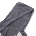 thumbnail image 4 of Chandails de Mode pour Femmes Manches Longues Hiver Automne Col en V Patchwork à Capuche Décontracté Ample Pull-Over Grande Taille, 4 of 9