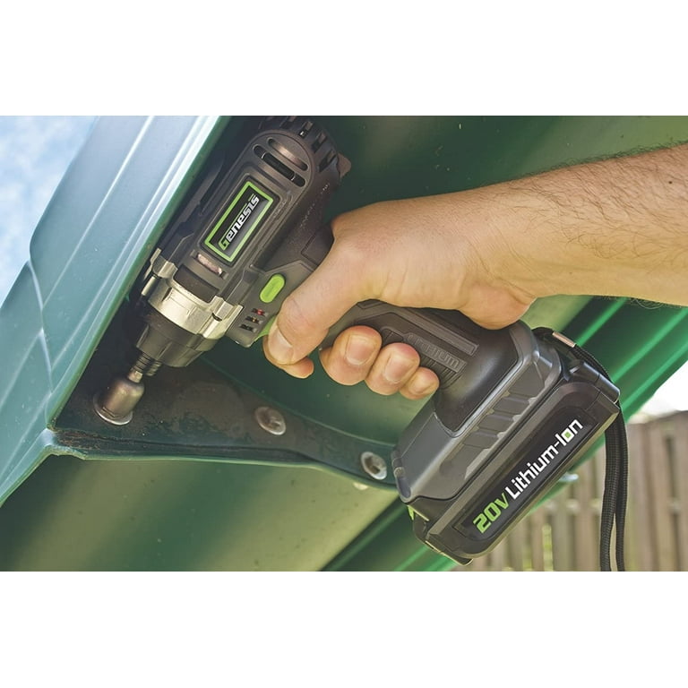 20-Volt Lithium-ion Cordless Quick-Change Impact Driver with Light, Power Indicator, Charger, Battery and Bit 20-Volt Lithium-ion Cordless Quick-Change Impact Driver with Light, Power Indicator, Charger, Battery and Bit