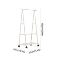 thumbnail image 3 of Freestanding Corner Coat Rack with 2 Shelves, Entryway Storage Organizer, White, 3 of 9