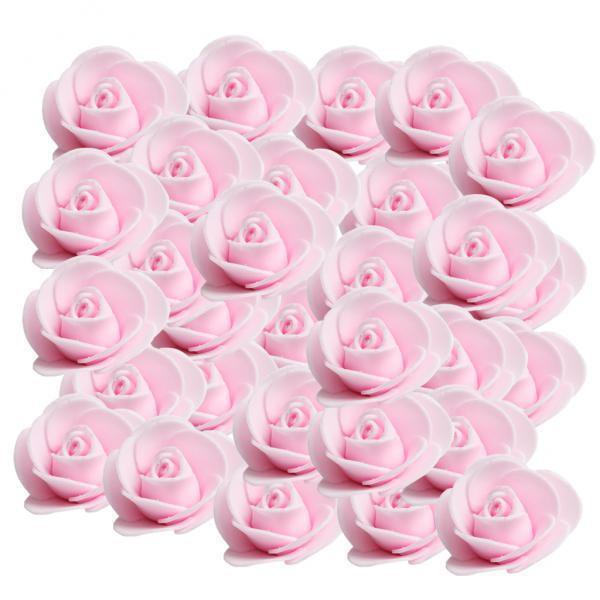 2x 100 piezas de s artificiales hechas con espuma de poliéster para fabricación de tocados de bricoje , Yotijar cabeza de flor