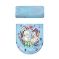 thumbnail image 2 of HELLHERO Happy Easter Pack of 2 Elastic Bottom Toilet Lid Seat Cover Set with Universal for Fits All Toilet Shapes, 2 of 8