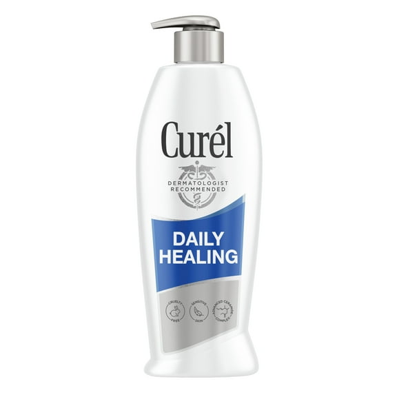 Curél Daily Healing Hand and Body Lotion for Dry Skin, Dermatologist Recommended, 13 oz