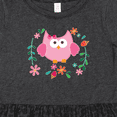 thumbnail image 4 of Inktastic Owl for Girls Girls Toddler Dress, 4 of 5