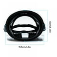 thumbnail image 4 of Retro Oval Classic Lens Snorkel Silicone Dive Mask, 4 of 8