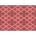 thumbnail image 1 of Ahgly Company Indoor Rectangle Patterned Pastel Red Pink Area Rugs, 4' x 6', 1 of 6