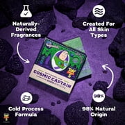 Dr. Squatch Mens Bar Soap, Natural Bar Soap for Men, Cosmic Captain, 5 Oz
