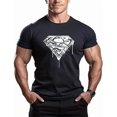 thumbnail image 1 of Camiseta informal de cuello redondo para hombre con estampado de cachemira y diamantes, tejido ligeramente elástico, corte regular, manga corta, ideal para primavera y verano. Camiseta informal | Esta, 1 of 6