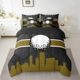thumbnail image 2 of YST Teens Gaming Comforter Set, Sports Theme, 7-Piece, Golf, Queen, 2 of 4
