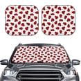 thumbnail image 2 of Saiise Ladybug And Heart for Foldable Car Sun Shades (2-Pack) Offer Sun Protection with an Easy-fold Design for Convenient Windshield Shading-Large, 2 of 6