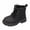 Black, variant on Fozruso Stylish Girls Boots Soft Sole Short Ankle Boots Kids For Girls,Waterproof Boots Sizes 10.5 Little Kid(4-4.5 Years)