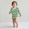 thumbnail image 4 of Xecao Broccoli 2 Print Baby unisex-baby Cotton Long-sleeve Bodysuits-12 Months, 4 of 6
