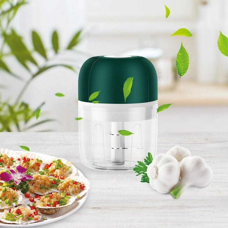 Rechargeable Portable And Cordless Mini Food Processor 250ml With Stainless  Steel Blade, Electric Garlic Chopper Vegetable Chopper Blender For Nuts