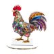 thumbnail image 2 of Letrero decorativo de pollo colorido 2D para mesa, artesanía, regalo de inauguración de la casa, placa de acrílico para escritorio, dormitorio, casa, Estilo C, 2 of 7
