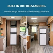 Conserv 12V/DC Refrigerator Freezer 10cf Stainless for RV Boat Off-Grid 2 Doors