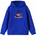 thumbnail image 4 of Fish Out of Water Youth Royal Blue Long Sleeve Hoodie-XL, 4 of 6