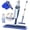 Blue, variant on FVSA Spray Mop for Floor Cleaning Wet, with 14 oz Refillable Bottle and 3 Washable Microfiber Pads for Most Smooth Floors, Blue