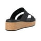 thumbnail image 5 of Sandalias Crocs Brooklyn con hebilla de corcho para mujer, negras, 5 of 7