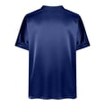 thumbnail image 6 of Ashirexll Womens Casual Tops, Satin Button Down V-Neck Short Sleeve Blouse for Business Casual, 6 of 7