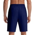 thumbnail image 6 of Gamivast Plus Size Shorts for Men Quick Dry Elastic Waist Hiking Utility Cargo Shorts with Pockets Lightweight Stretchy Outdoor Fishing Travel Tactical Summer Wear Blue XXL, 6 of 7