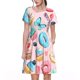 thumbnail image 1 of Disketp Cupcakes and Donuts para Vestido de Manga Corta para Mujeres, Vestidos de Verano para Mujeres, Casual y Holgado para la Playa, 1 of 6