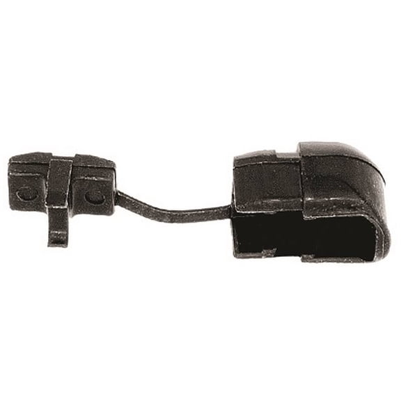 Jandorf 61424 Flat Cable, Right-Angle Cord Protector, Nylon, Black