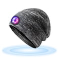 thumbnail image 1 of Gorro De Lana Led Con Luz, Gorro De Faro Recargable Usb Unisex, Gorro Led De Punto Ajustable Con Brillo De 3 Niveles Para Correr Al Aire Libre Advancent AP006005-00, 1 of 6