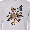 thumbnail image 4 of Inktastic Happy Thanksgiving Turkey Long Sleeve Youth T-Shirt, 4 of 5