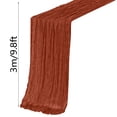 thumbnail image 2 of Bohemian Cable Knit Table Runner Pleated Wedding Party Decoration 90x300cm, 2 of 6