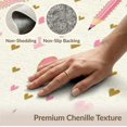 thumbnail image 6 of ODIKA 9'x12' Washable Area Rug Pencil Coquette Pink Vintage Schoolgirl Cutecore School Classroom for Master Suite, California King, Under Bed, Non-Shedding, Easy Care, 6 of 7