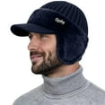 thumbnail image 6 of TRUBKH Winter Baseball Caps for Men Ear Flap Hats for Men Warm Winter Hats for Men Trapper Hat for Men Earflap Hat Winter Hat with Ear Flaps Head Warmer Men Ear Flap Hat Trapper Hats Navy 6 One Size, 6 of 9