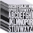 thumbnail image 1 of 8 Hojas de Pegatinas de Letras, Alfabetos Autoadhesivos Pegatinas de Letras de Vinilo Pegatinas de Letras Adhesivas para Manualidades de Bricolaje Fabricación de Tarjetas Letreros de Buzones Wind, 1 of 5