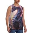thumbnail image 2 of Balery Dragon Camisetas sin mangas para hombre, absorbe la humedad y protege contra el mal olor.-Small, 2 of 7