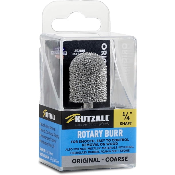 Rotary Burr Kutzall, original, punta esférica, carburo de tungsteno grueso