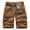 Coffee, variant on Youmylove Leisure Mens Shorts Men's Cargo Shorts Classic Stretch Waist Outdoor Fashion Casual Shorts Lightweight Beach Shorts