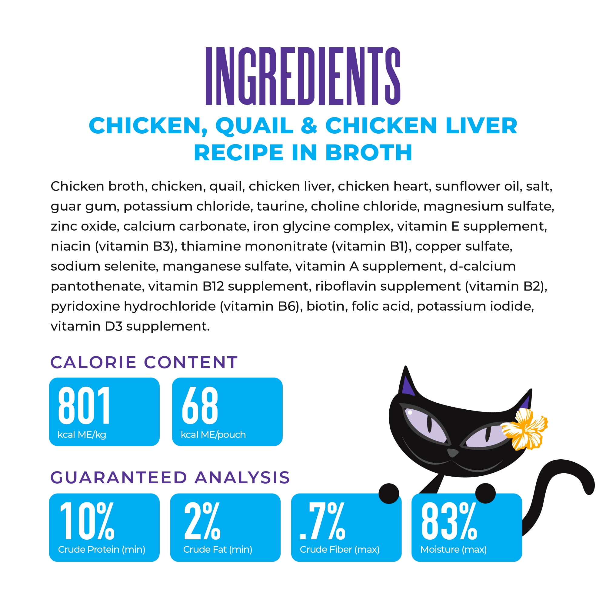 (12 pack) Tiki Cat After Dark Shreds Whole Foods Wet Cat Food, Chicken, Quail & Chicken Liver, 3 oz. Can