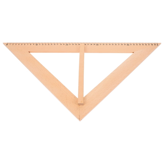 Shisuyan Règle Outil Pédagogique Règle Réutilisable Règle de Mesure en Bois Règle de Mesure en Bois Aide Pédagogique Outil de Mesure pour l'Enseignement