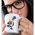 thumbnail image 2 of 3drose, Funny Cool Blue-footed Booby Bird Drinking Coffee Cartoon, 11oz Magic Transforming Mug, 2 of 7