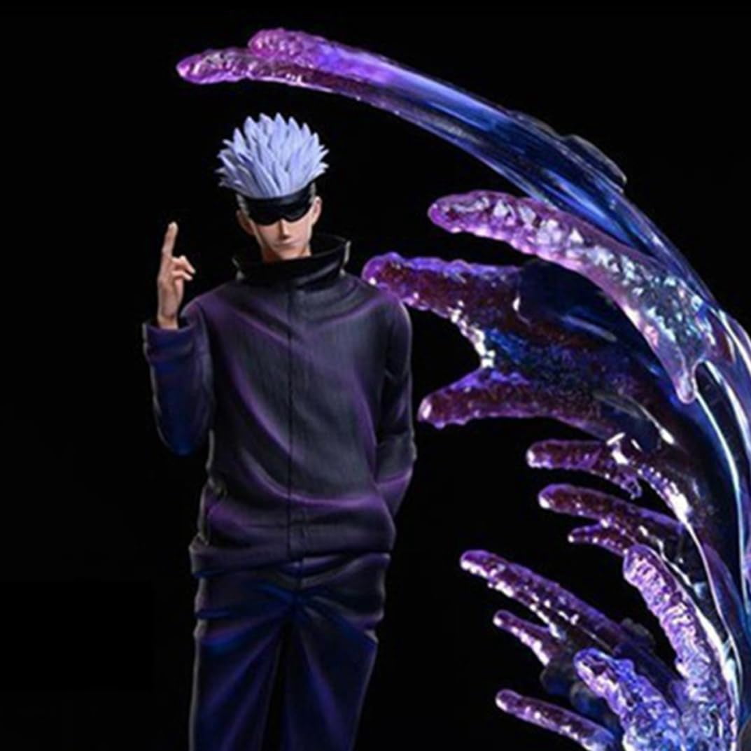 New Jujutsu Gojo Satoru (Luminescence Ver) Character Anime Model Statue Action Figures Desktop Ornament Popular Decorations Fan Souvenirs Creative Gift Collectable