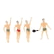 thumbnail image 3 of 20 piezas Zulema Modelo N 150 figuras pintadas hombres mujeres 1.2 cm, 3 of 8