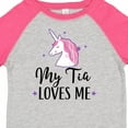 thumbnail image 4 of Inktastic My Tia Loves Me Unicorn Girls Toddler T-Shirt, 4 of 5