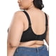 thumbnail image 5 of Sujetador de talla grande para mujer Sujetador de encaje suave sin aros Sujetadores finos MABOTO  Ropa interior de mujer, 5 of 7