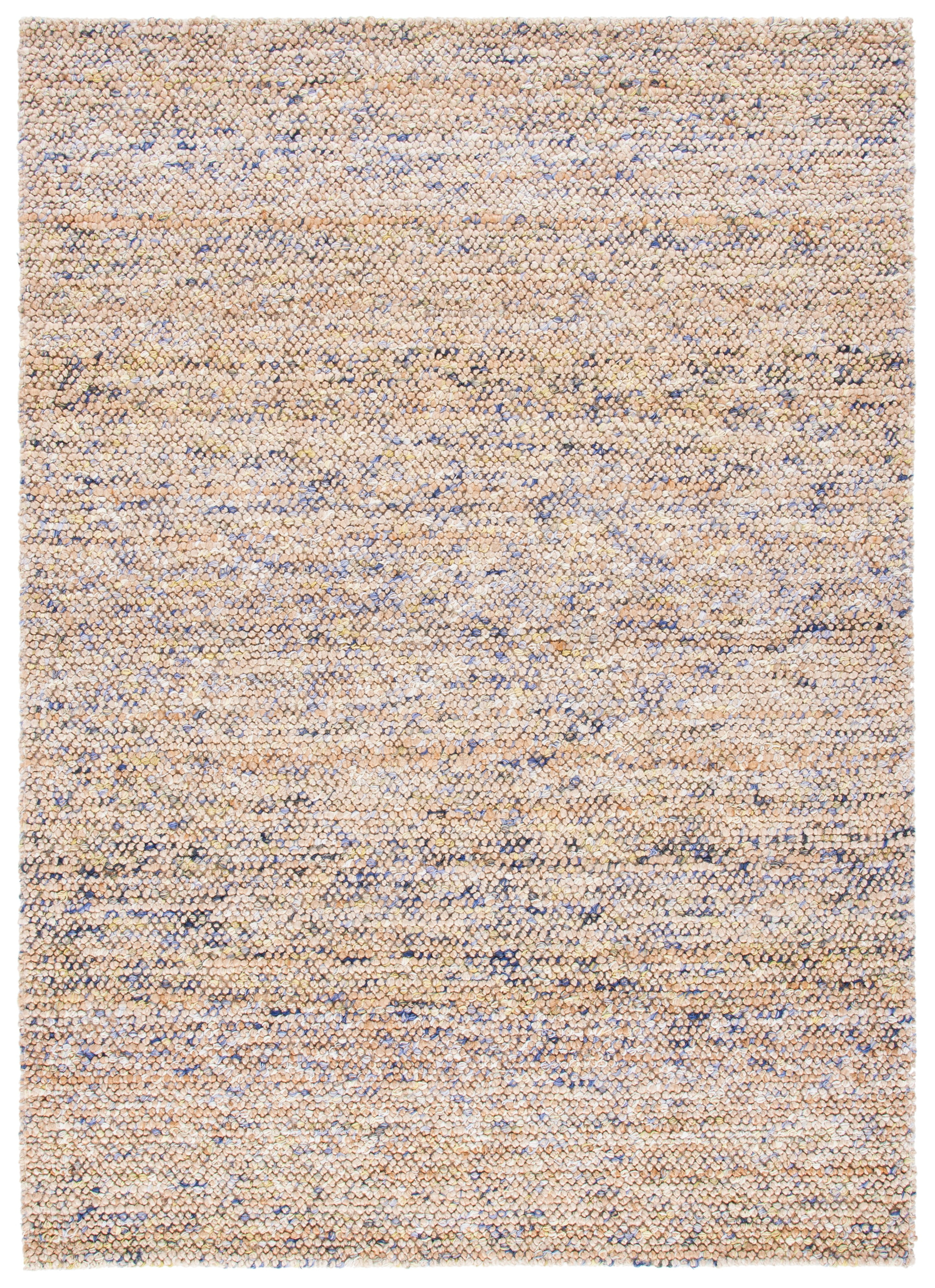 SAFAVIEH Bohemian Martha Solid Area Rug, Natural/Purple, 8' x 10'
