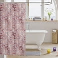 thumbnail image 3 of Girls Bathroom Curtain Women Pink Leopard Print Shower Curtain Luxury Safari Cheetah Print Bath Curtain for Teens Kids Stalls Bathtubs Decor Wild Animal Theme Waterproof Fabric Curtain 72"x72", 3 of 6