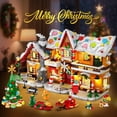 thumbnail image 6 of TERRAMUS Advent Calendar Gingerbread House Building Set, 3-in-1 Transforming Christmas Village Mini Bricks, Toys for Kids Teens Age 10+, 6 of 9